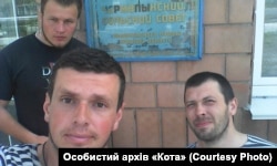 «Кіт» з побратимами під час служби у «Дніпро-1»