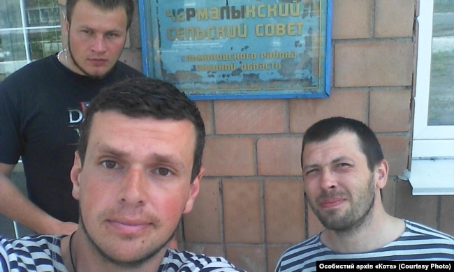 «Кіт» з побратимами під час служби у «Дніпро-1»