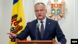 Președintele Igor Dodon. Imagine de arhivă 