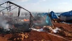 Suriyada qaçqın düşərgəsi vuruldu