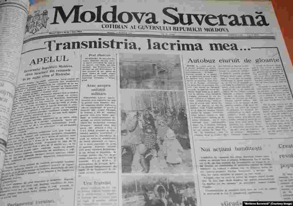 &quot;Moldova Suverană&quot;, 17 martie 1992, război la Nistru