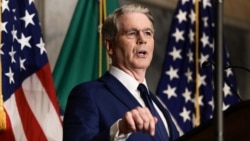 US Treasury Secretary Scott Bessent outlines further sanctions against Iran in Washington on August 24. 