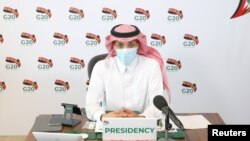 محمد الجدعان وزیر مالیه عربستان سعودی در نشست گروه بیست