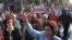 Armenia -- Armenian Revolutionary Federation supporters demonstrate in Yerevan against Turkish-Armenian agreements on October 9, 2009.