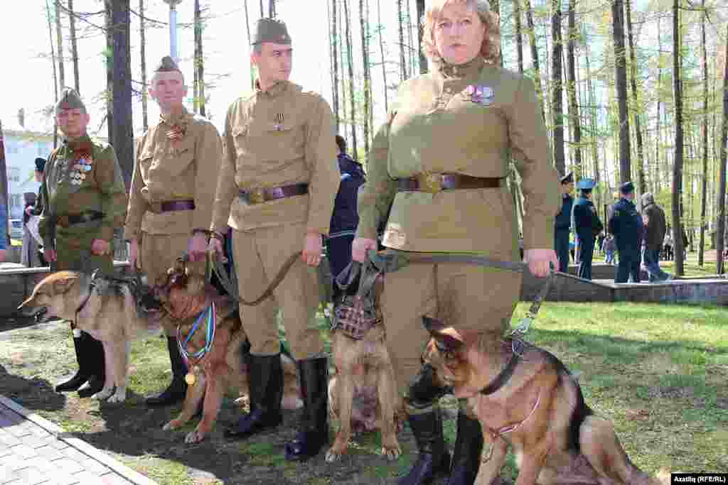 Victory Day events in Ufa, in the Russian republic of Bashkortostan.