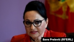 Vesna Medenica, tadašnja predsednica Vrhovnog suda, Podgorica, Crna Gora, 24. april 2019.