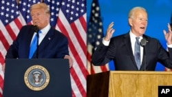 Donald Trump - Joe Biden - collage - combo
