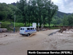 Дагестан, наводнение в селеГуниб