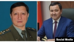 Курванбек Авазов жана Каныбек Досмамбетов. Коллаж.