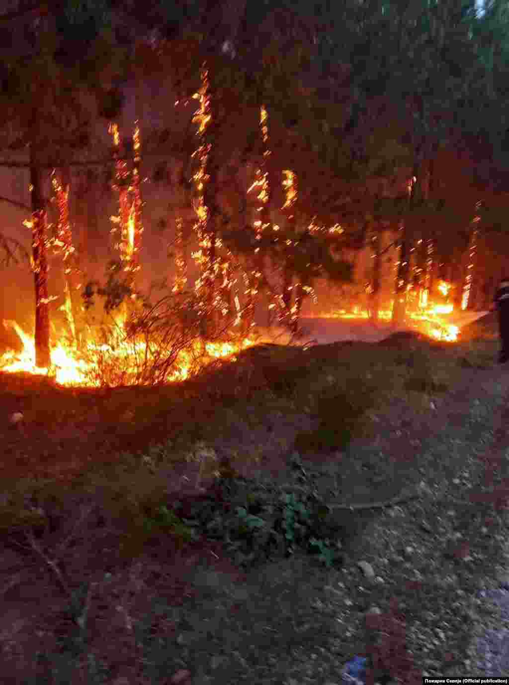 Пожарникарите од Скопје помагаат во гаснењето на пожарите во Кочани и во Старо Нагоричане