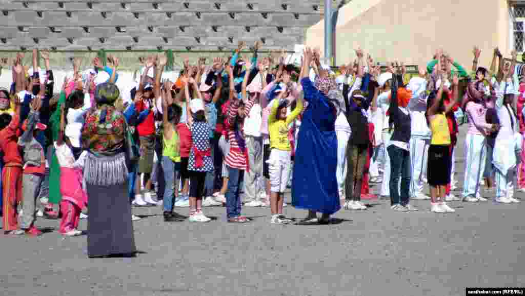 School and universities dismiss classes from midday to 3 o'clock every afternoon so that students can take part in training sessions in nearby stadiums.