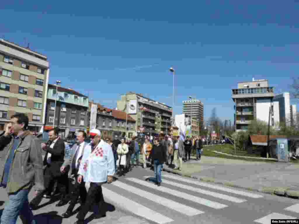 Prosvjed podrške kolegama u Večernjem listu, 25. ožujak 2011, fotografije Enis Zebić