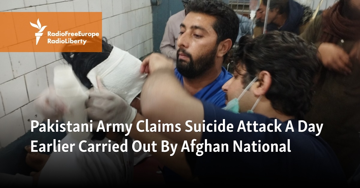 Pakistani Army Claims Suicide Attack A Day Earlier Carried Out By ...