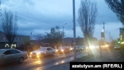 Բողոքի ավտոերթ Գյումրիում, 21-ը ապրիլի, 2018թ.