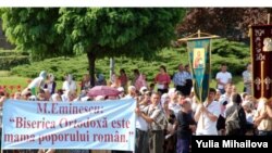 La un protest anti-musulman din Chişinău