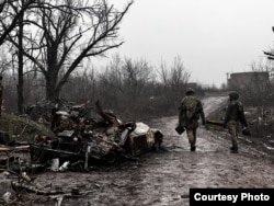 Під час обходу позицій у Майорську, січень 2023 року