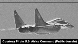 Предположительно, переброшенный в Ливию российский боевой самолёт
