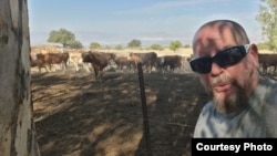 ISRAEL -- Army reservist Lior Shelef, a 48-year-old resident of the evacuated Kibbutz Snir located just 500 meters from the Lebanese border in northern Israel.