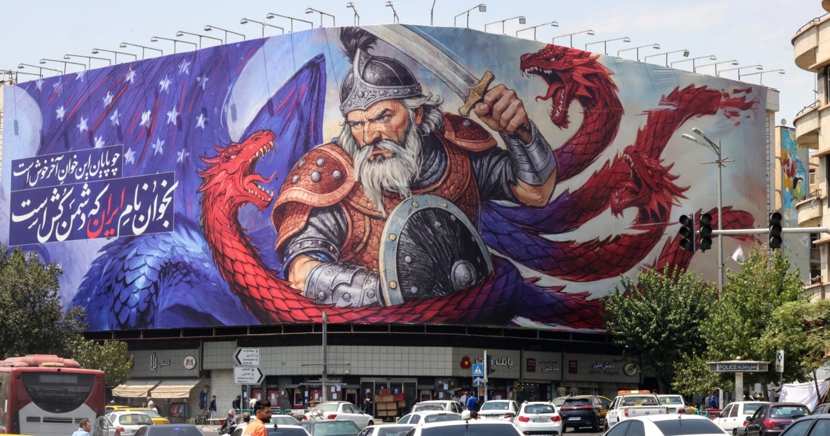 The Tehran Street Corner Used For Iran's Combative Propaganda