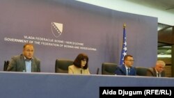 Pres-konferencija snabdjevača plina i predstavnika Vlade Federacije BiH, Sarajevo (2. septembar 2021.)
