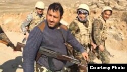 Hani Kordeh, a tough guy described as a "thug" by Iran media fighting in Syria. Undated