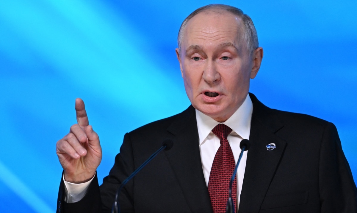 Russian President Vladimir Putin speaking at Valdai, 1 October 2026