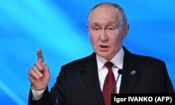 Президент Росії Володимир Путін під час виступу на «Валдаї», 1 жовтня 2026 року