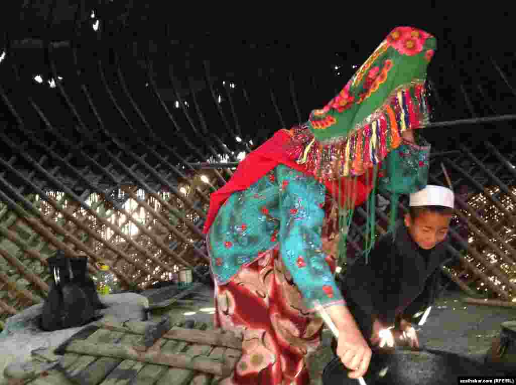 Afghanistan -- Ethnic Turkmens in Jouzjan province, 02Apr2013.