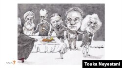 عباس امانت و مهمانانش/ کاری از توکا نیستانی