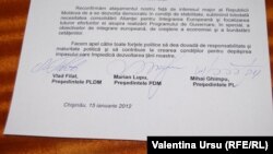 O declarație comună a liderilor AIE din 15 ianuarie 2012.