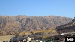 Tajikistan -- Sangtuda-1 hydropower plant on the river Vakhsh, 31Jul2009