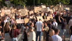 Ukrainians Rally Against Dismissal Of Popular Defense Minister
