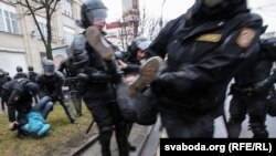 Belarus, Minsk, 25-nji mart - Azatlyk güni.