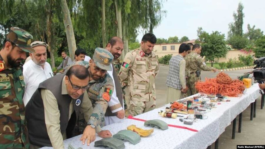په ننګرهار کې نیول شوي وسلې.