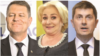 Iohannis, Dăncilă și Barna, cei trei candidați cu cele mai mari șanse la alegerile prezidențiale 