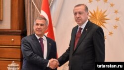 Рөстәм Миңнеханов һәм Рәҗәп Эрдоган