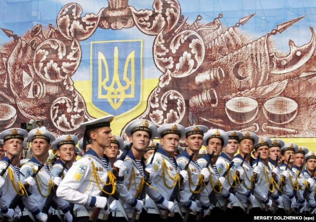 Під час відзначення Дня Незалежності України. Київ, 24 серпня 2008 року