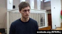 Павал Дабравольскі ў судзе, 1 сакавіка 2016 году