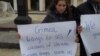 Акція на підтримку українців Криму, Сімферополь 2 березня 2014 року