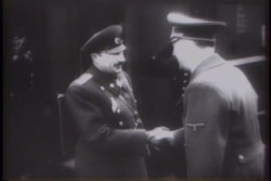 Борис III, царь Болгарии, встречается с Адольфом Гитлером