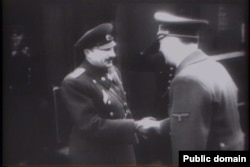 Балгарскі цар Барыс сустракаецца з Адольфам Гітлерам падчас вайны