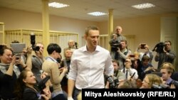 Алексей Навальный в суде в Кирове