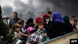 Brojne porodice su raseljene, Mosul
