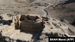 Buddha statues discovered inside an ancient monastery in Mes Aynak in 2010