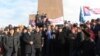 Supporters of Jailed Kyrgyz Ex-Speaker Rally In Bishkek