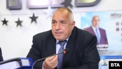 Лидерът на ГЕРБ Бойко Борисов 
