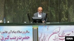محمد حسن طریقت در صحن علنی مجلس شورای اسلامی- ۲۷ اسفند ۱۳۹۱
