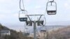 Armenia -- A cable car at the empty ski resort of Tsaghkadzor, March 15, 2020.