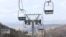 Armenia -- A cable car at the empty ski resort of Tsaghkadzor, March 15, 2020.