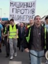 Serbia - students set off from Belgrade on a two-day walk to Novi Sad in the latest of a wave of protests in Serbia. - screen grab